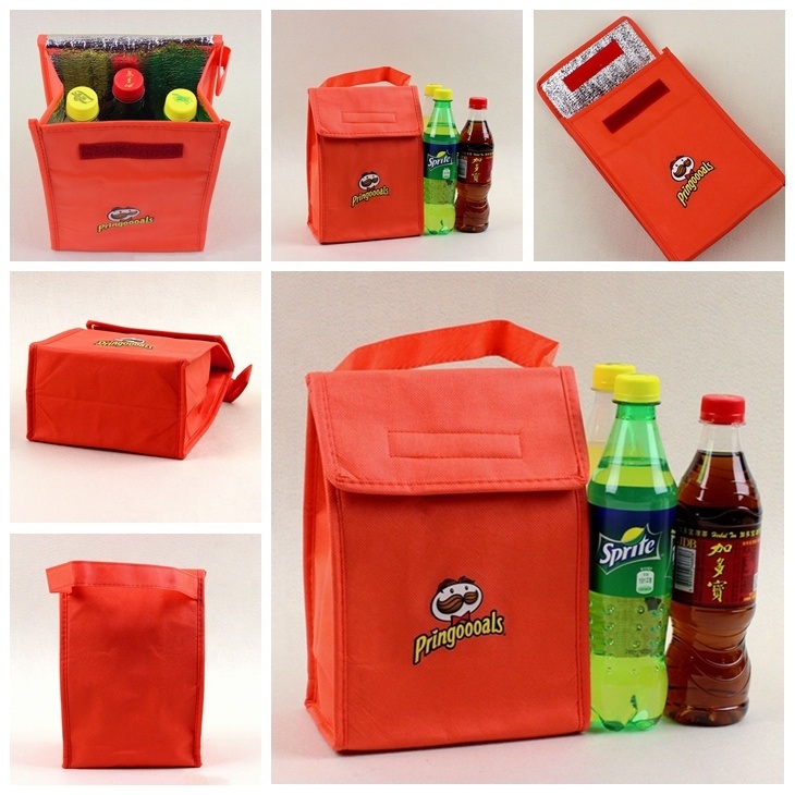 Durable High Quality Popular Design Custom Logo Printed Insulated Thermal Non Woven Bag