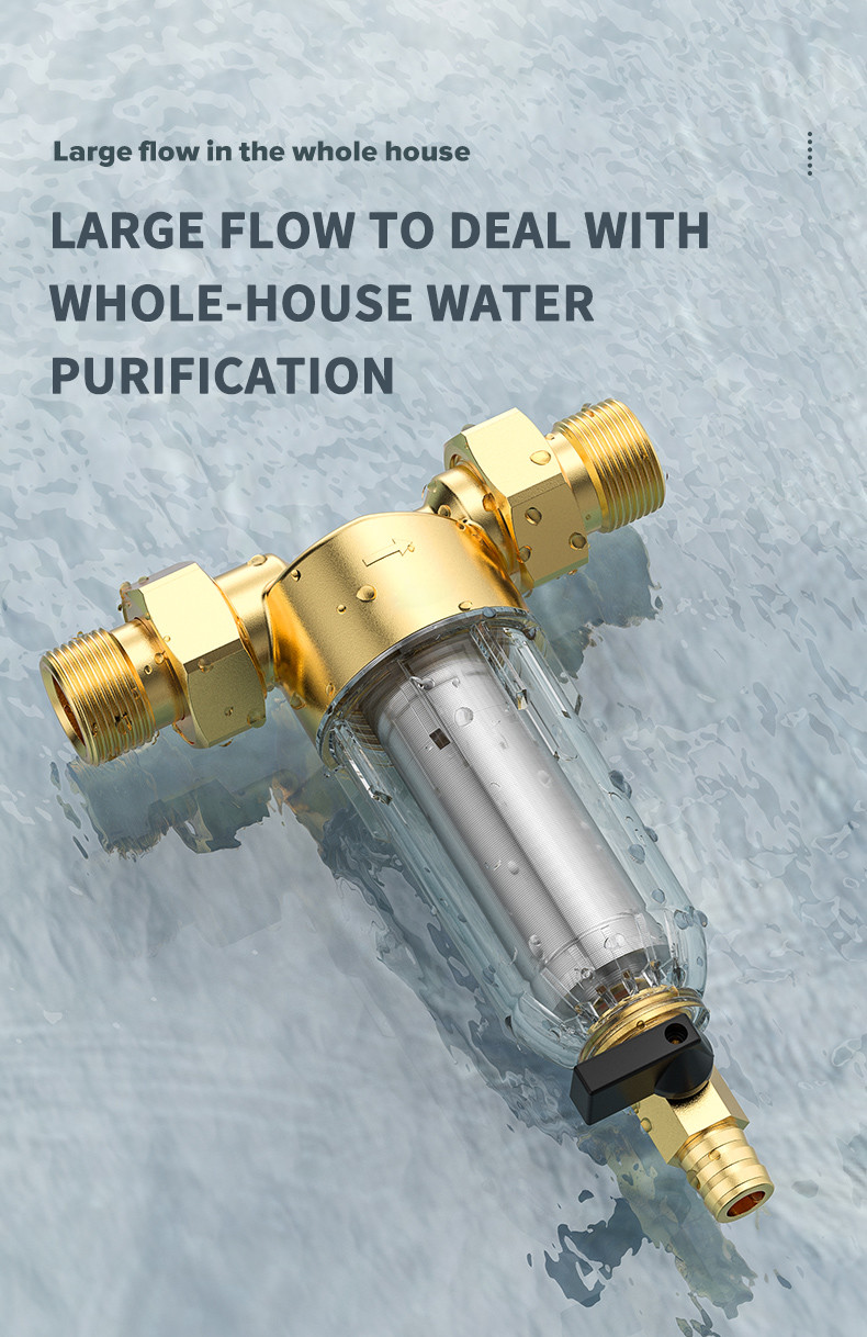Water Filter For Standard Filter Cartridge Whole House Carbon Water PreFilter