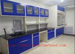 Full Steel Chemistry Lab Tables 12.7mm Solid Worktops SGS Certified