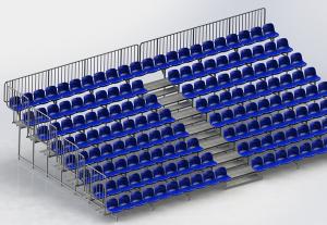 China Multi Layer Portable Outdoor Bleachers wholesale