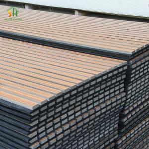 China New Arrivals Durable Materials Slatted Wooden Acoustic Panel Anti-Scratch Acoustic Wall Panels wholesale