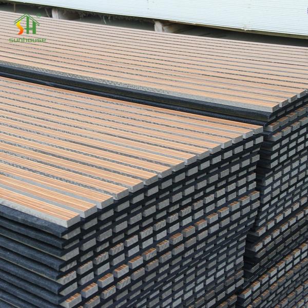 New Arrivals Durable Materials Slatted Wooden Acoustic Panel Anti-Scratch