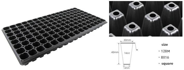 1L Propagation 200 Cell HIPS Plastic Seedling Tray Greenhouse Nursery Seed Tray