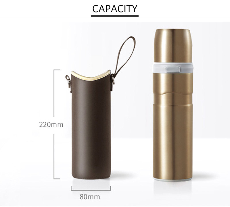 Portable Neoprene 900ml Water Bottle Sleeve With Strap
