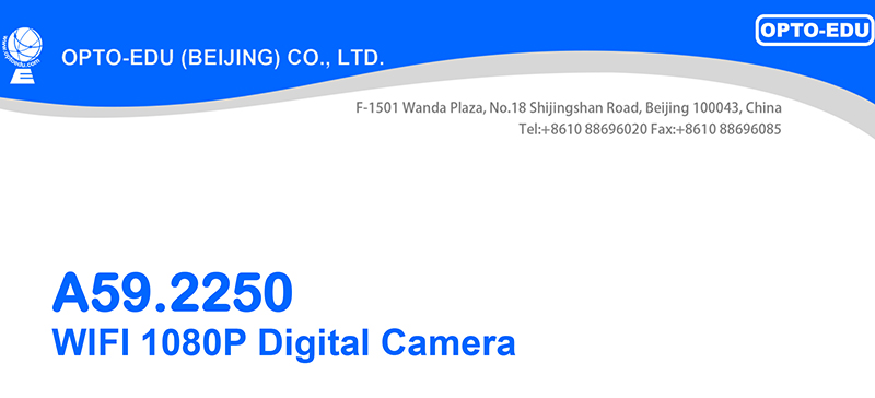 OPTO-EDU A59.2250 WIFI 1080P Digital Microscope Camera