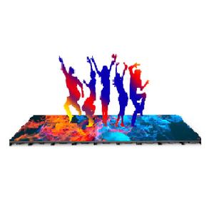 China P2.97 Indoor Dance Floor LED Display Interactive High Load Bearing For Stage wholesale