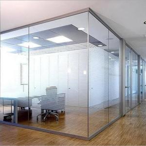 China Modern Design Safety Frameless Glass Office Walls Soundproof Laminated Glass wholesale