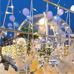 ROSH Certificate Garden Bubble Tent Aluminium Frame Bubble Igloo Tent