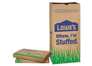 China Heavy Duty Lawn Paper Bags Large 30 Gallons Garden Waste Leaf Paper Bags wholesale