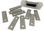 Indexable Wood Planer Blades , Woodworking Cutting Tungsten Carbide Blade