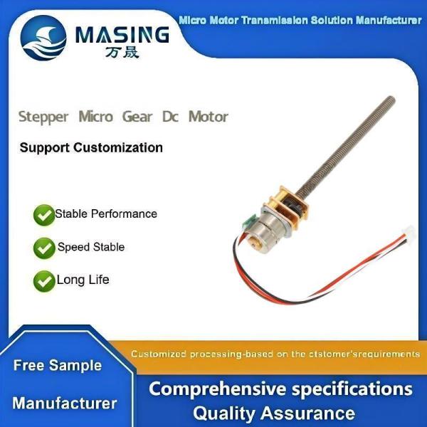 10mm Mini Stepper Motor with Gears GM12-10BY DC Gear Micro Stepper Motor for Robotics 3D Printers & Precision Equipment