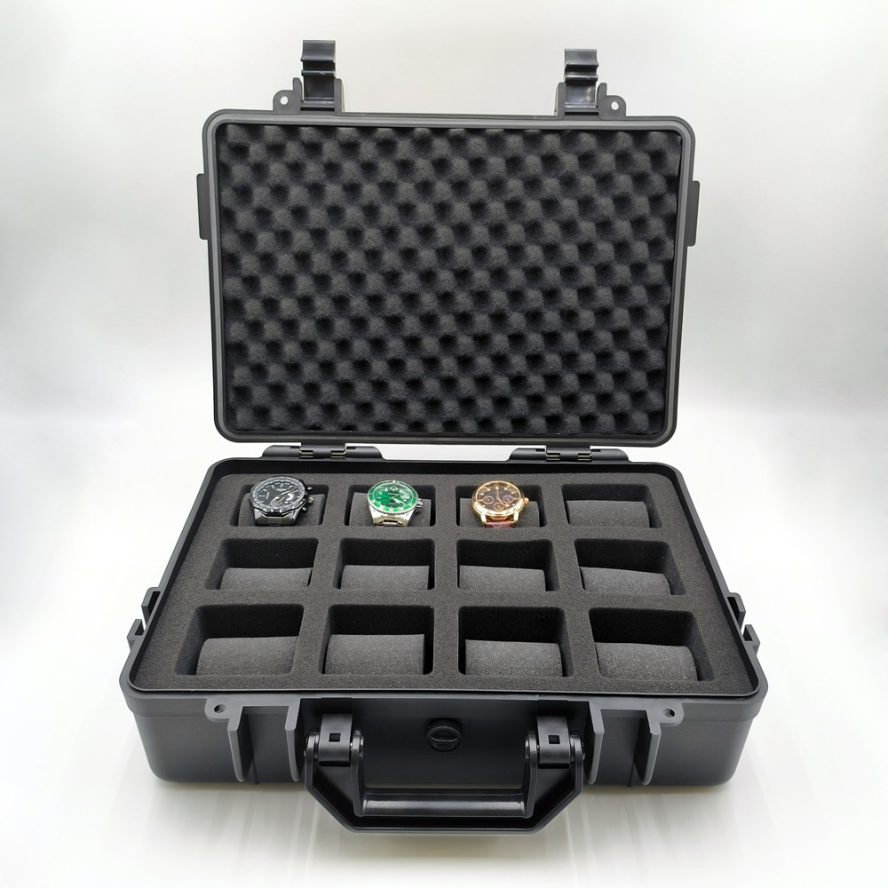 Twelve 12pcs Waterproof Watch Box Pp Alloy Plastic