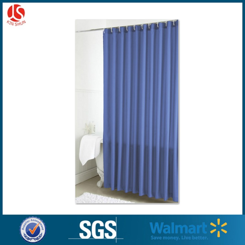 Walmart Bathroom Leaves Plastic Waterproof Thick Window Shower Curtains With Hooks