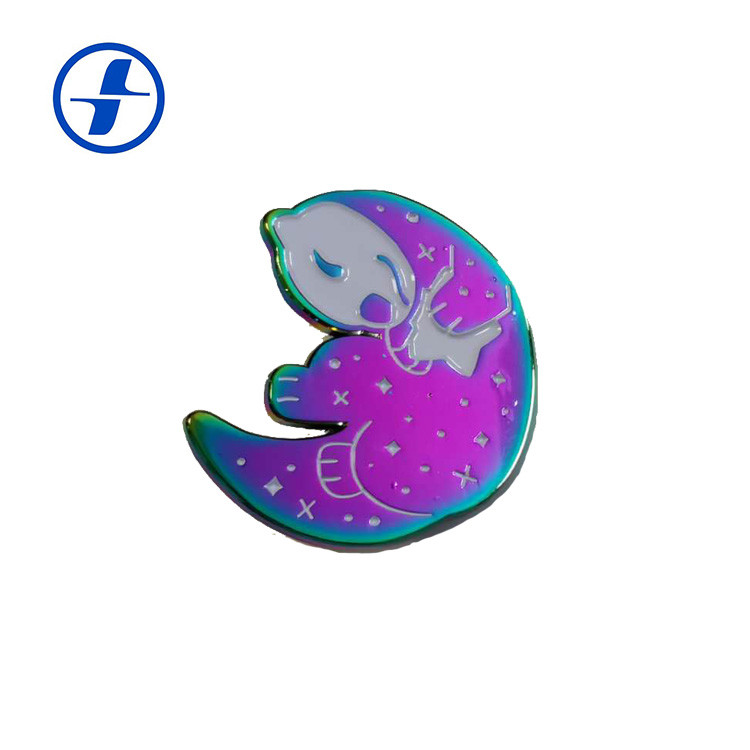 Hot selling custom design Rainbow plated metal soft enamel lapel pins