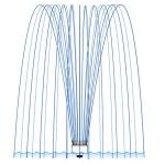 Jewel Crown 3 Inch 3D DN80 Water Feature Spray Heads