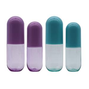 China Capsule 40ml 60ml PE Plastic Spray Pump Water Bottles wholesale