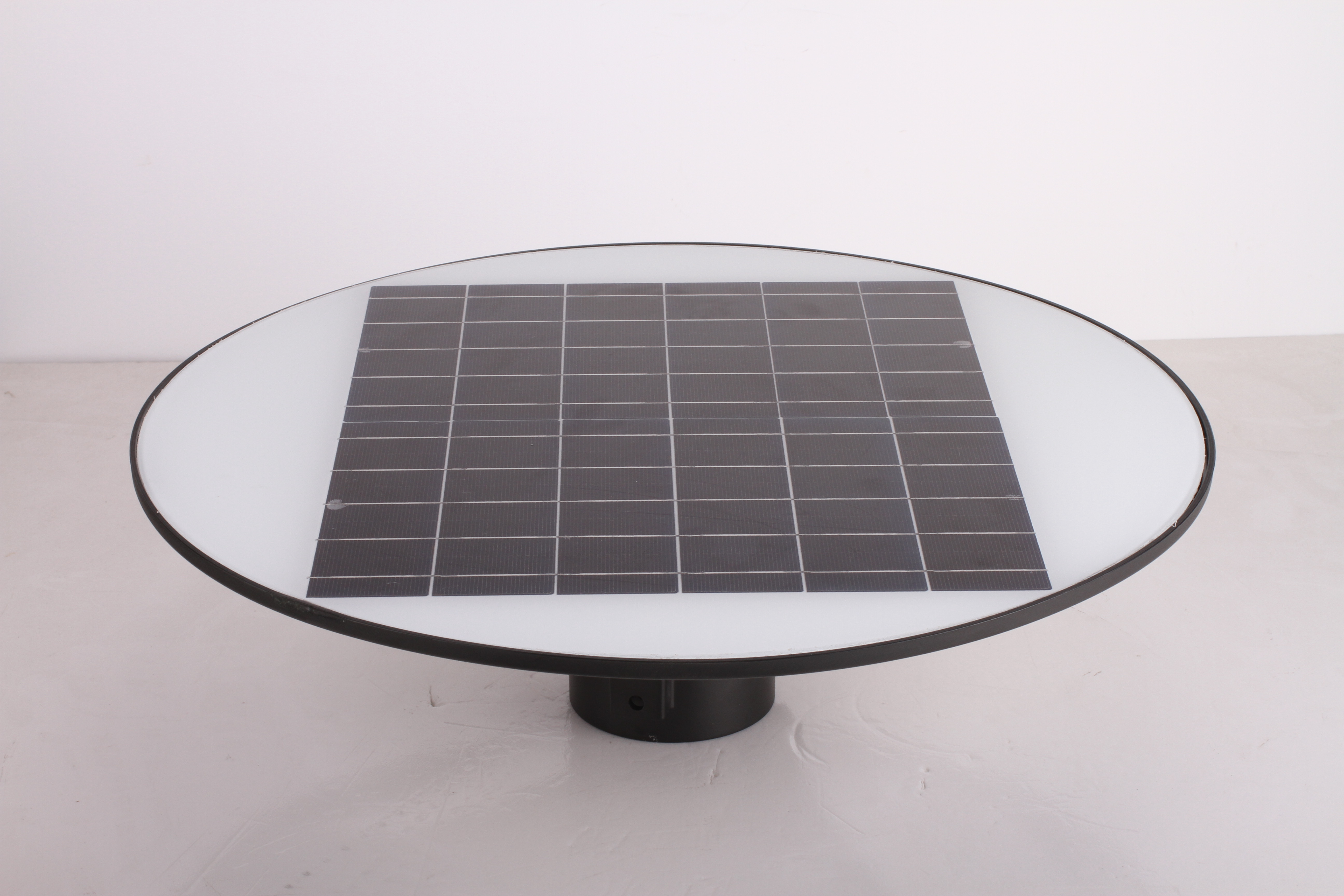Waterproof UFO Round LED Solar Street Light 180 degree Beam angle
