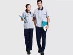 CVC Fabric Industrial Work Uniforms Anti - Shrink With Company Embroidery Logo