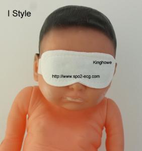 China Medical Surgical Phototherapy Eye Mask Sweat Absorption With Hook Section wholesale