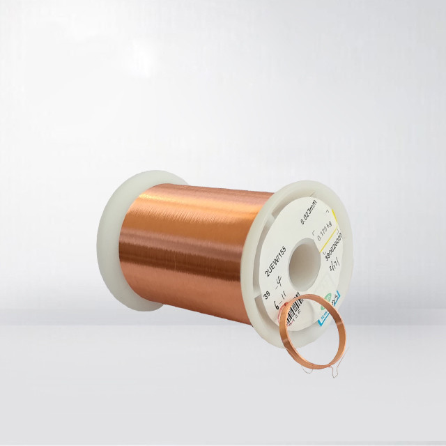 AWG 32 - 56 Self Bonding Wire Polyurethane Enameled Copper Magnet Wire Heat Resistance