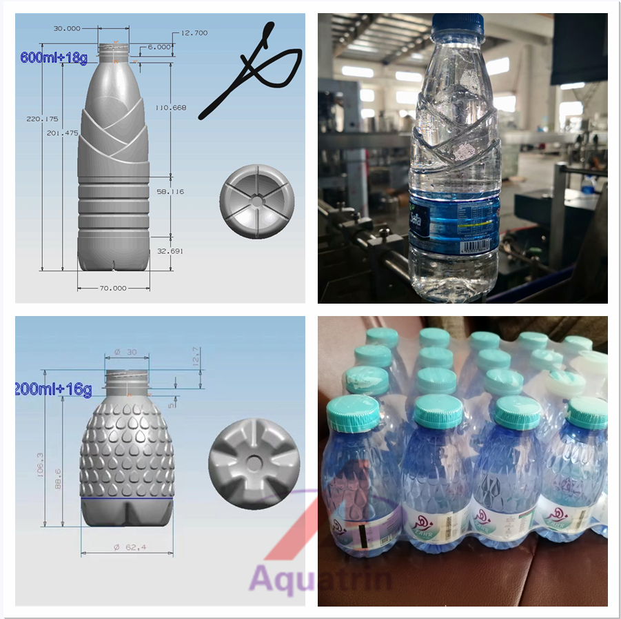 3 In 1 3000kg Automatic Water Bottling Machine Abrasive Resistance