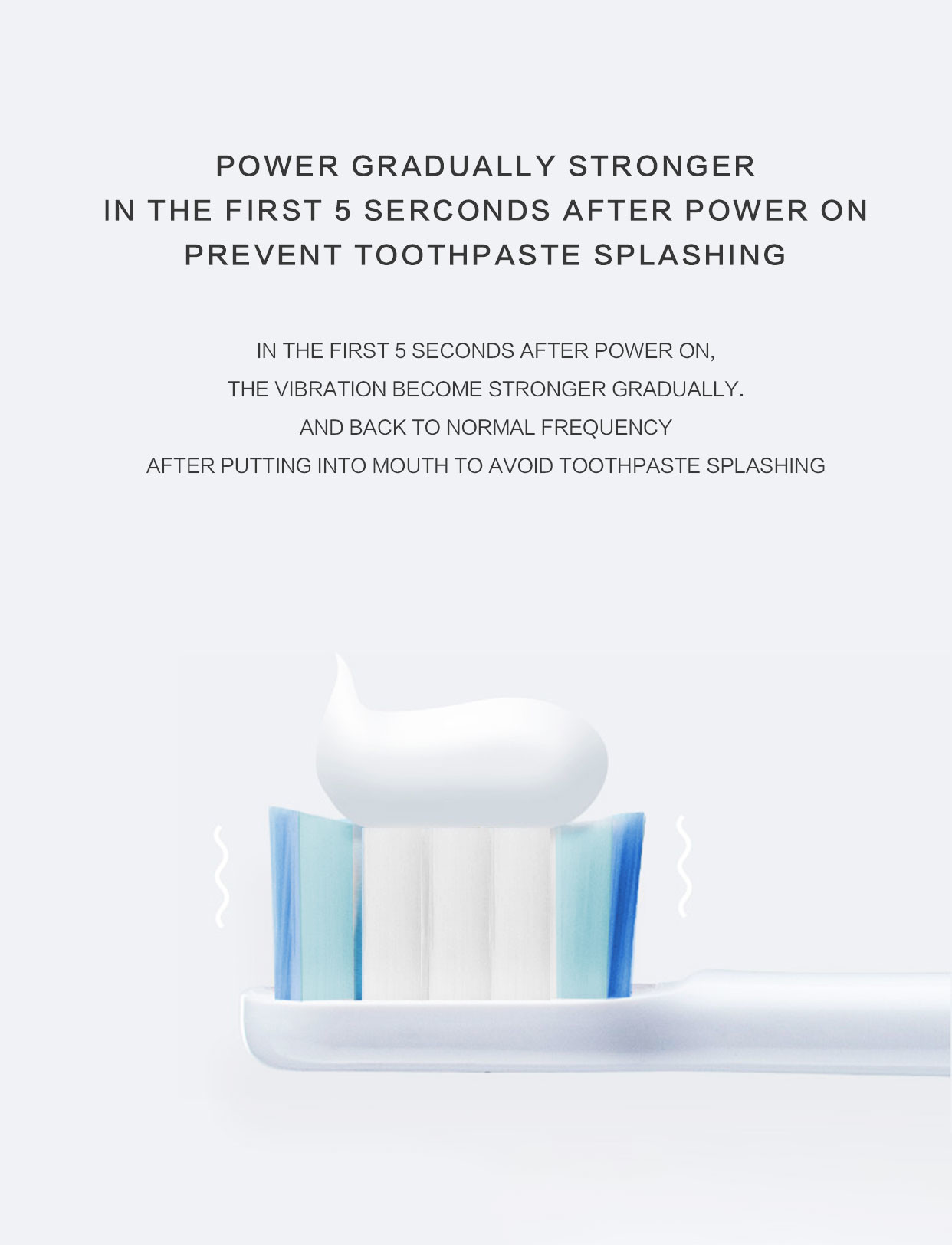 MIROOOO Waterproof IPX7 DuPont Brush Heads Electric Toothbrush With Smart Timer