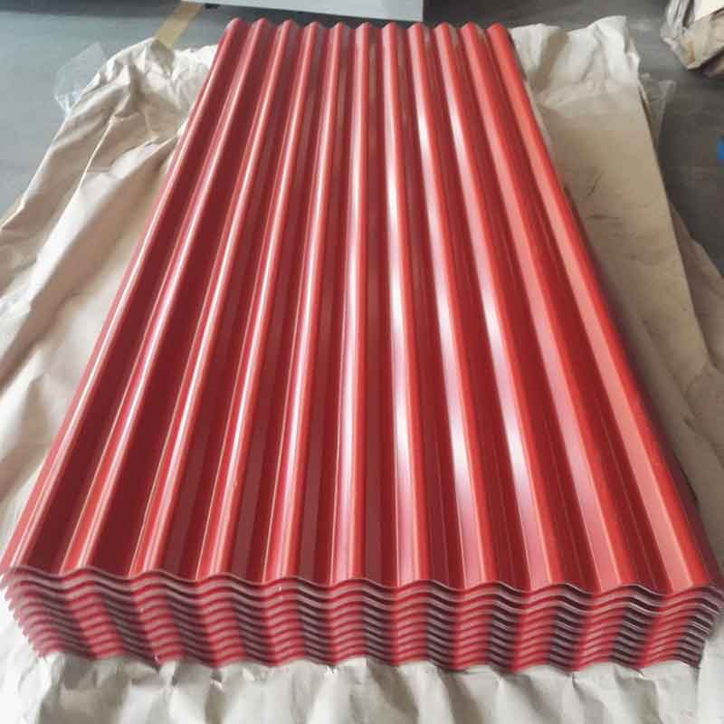 Color Prepainted Galvanized Coated Custom Corrugated Roof Sheet for House Frame Roof