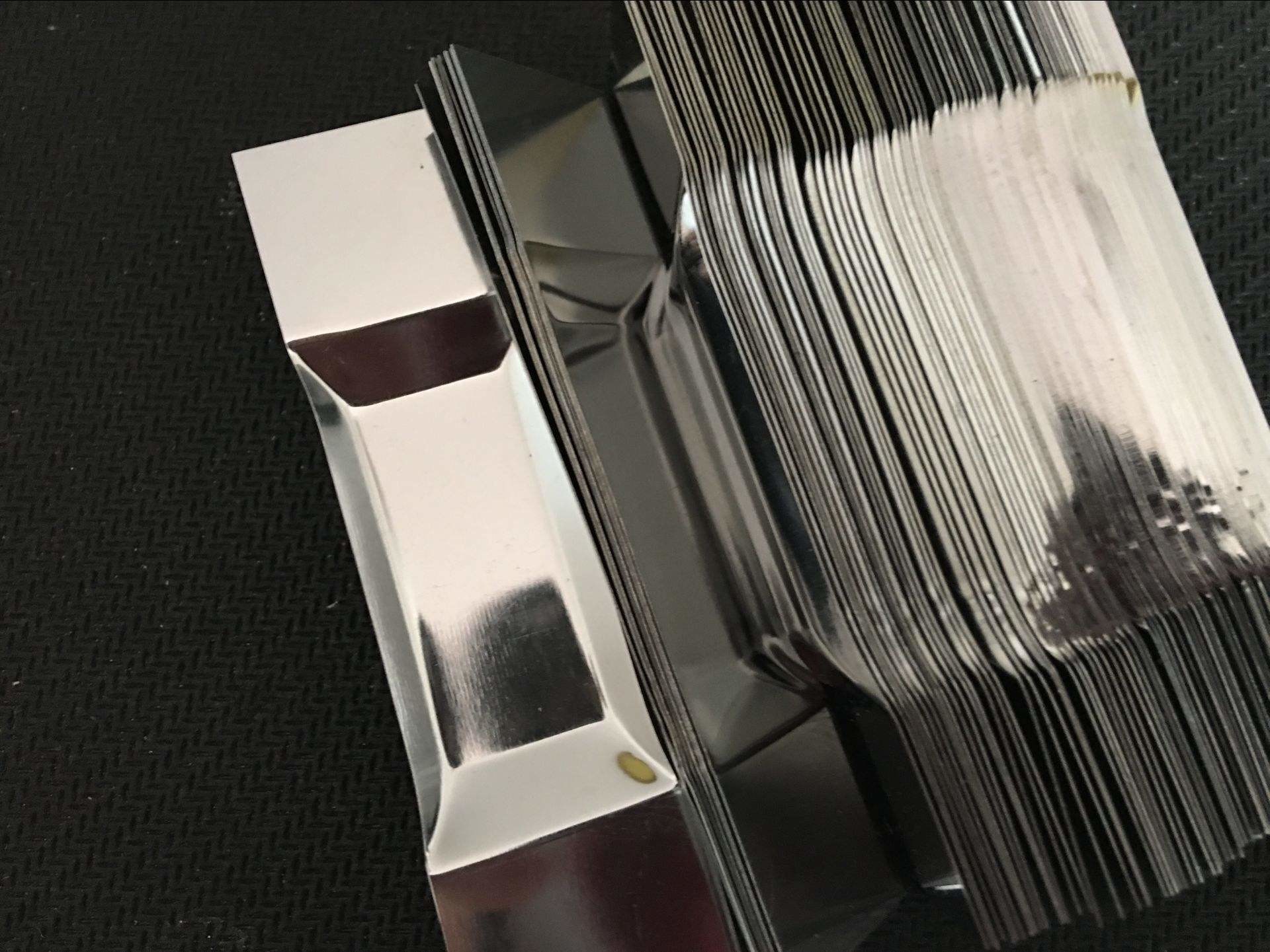Metallic Luster Pure Tungsten Boat For Glass Industry