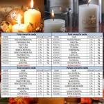 Light Yellow Liquid Candles Fragrances Eucalyptus Leaves Scented Candles