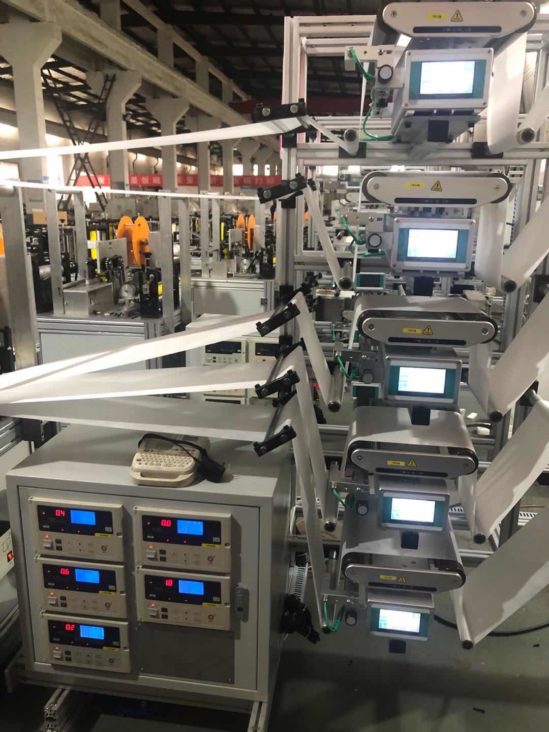 4ply 380V Voltage KN95 Face Mask Machine , Disposable Nonwoven Mask Machine In Stock