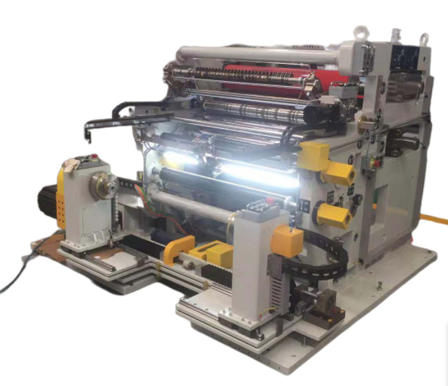 1000mm Substrate 15 Micron Stretch Film Roll Slitter Rewinder Machine