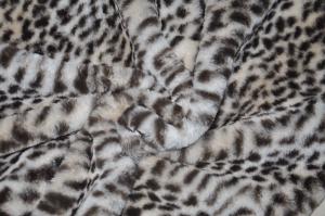 China 435GSM 100%P Leopard Print Fabric Wrinkle Resistant 150CM wholesale