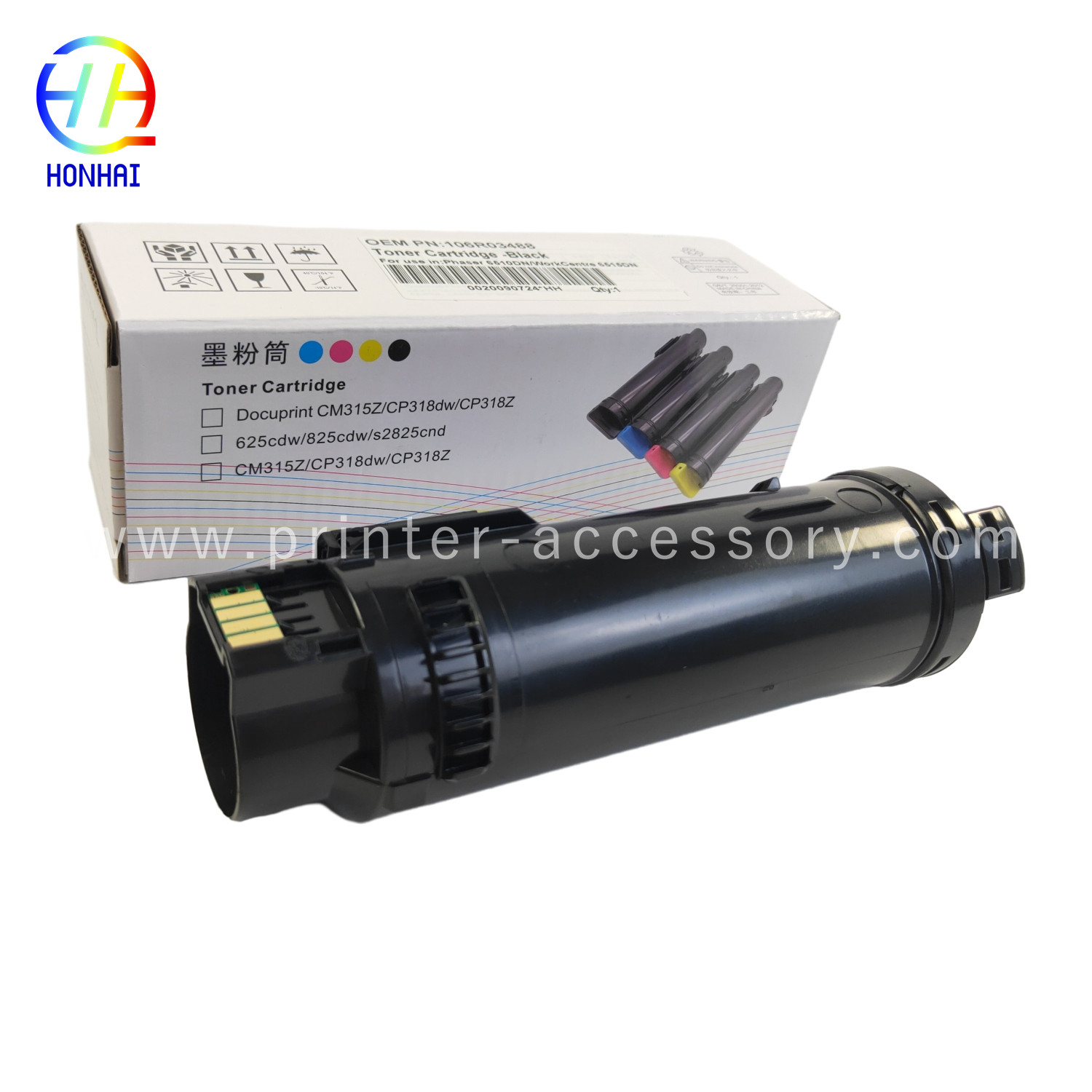 xerox black toner cartridge Original Powder for Xerox Phaser 6510DN WorkCentre 6515DN 106R03488