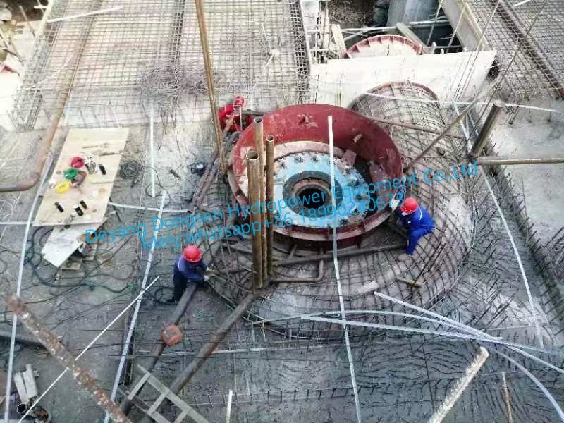 Stainless Steel Runner Material Francis Turbine Generator with Rated Power 300KW-20MW
