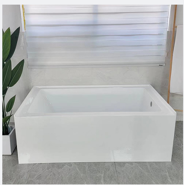 American Style Apron Skirt Freestanding Acrylic Bathtubs 60"X32"X20" with R&L