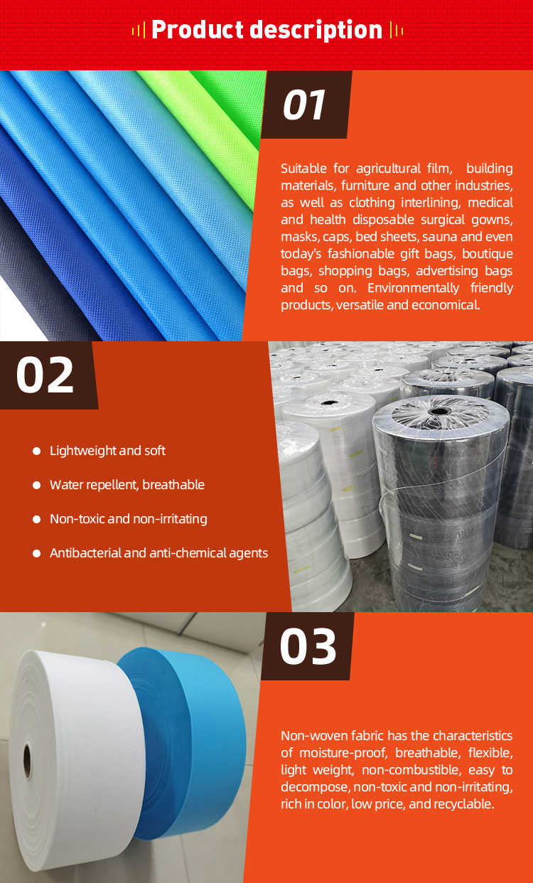 Handbag Technology Spunbond Non Woven Fabric Perfect for Agricultural Packaging Bags