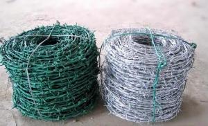 China Galvanized Barbed Wire Fence Low Carbon Steel Wire 3.5mm wholesale