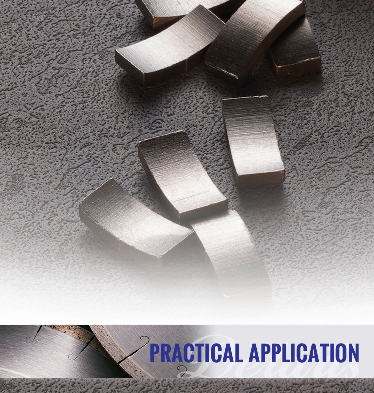 Diamond Milling Tools Shaped Diamond Core Drill Bit Segment for Concrete Milling