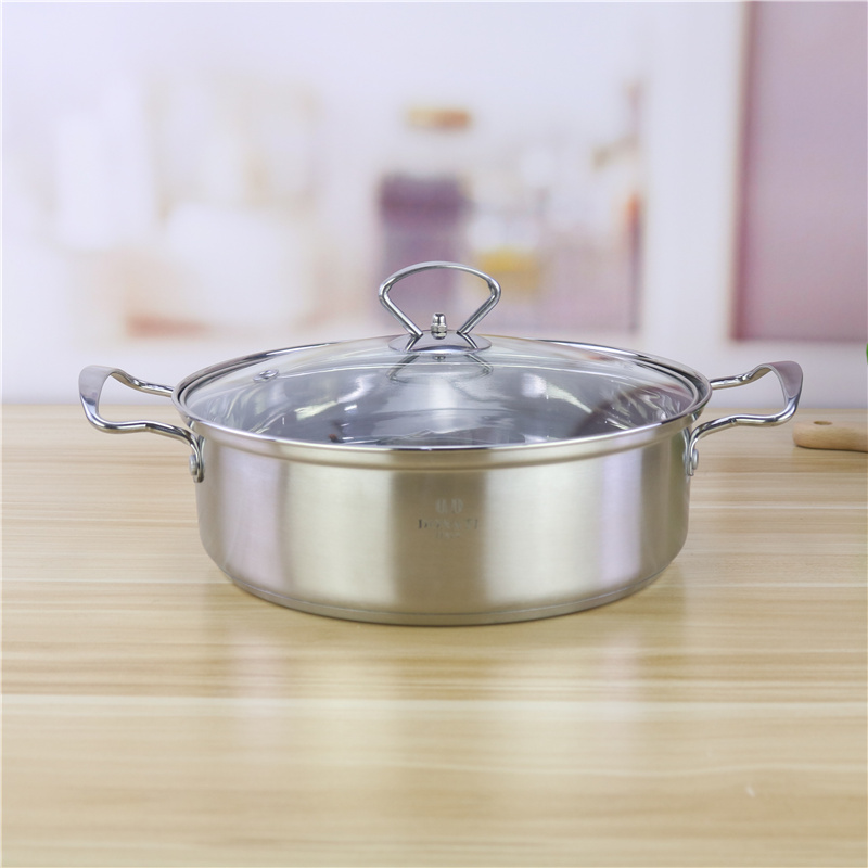 Customized 18cm 20cm 26cm Cookware Set Stainless Steel 201