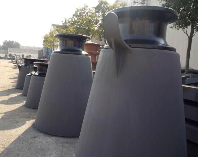 JIS F 2005-75 Marine Mooring Equipment Panama Chock Black Painted Surface