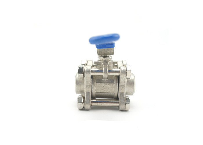 Multi Functional Full Port Ball Valve , NPT Threaded Ball Valve Abrasive Resistance
