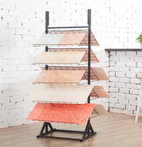 China 2 Sides Delicate Floor Tile Display Stand wholesale