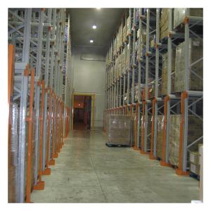 Multi Layer Storage Drive In Pallet Rack System , Cold Room Pallet Shuttle