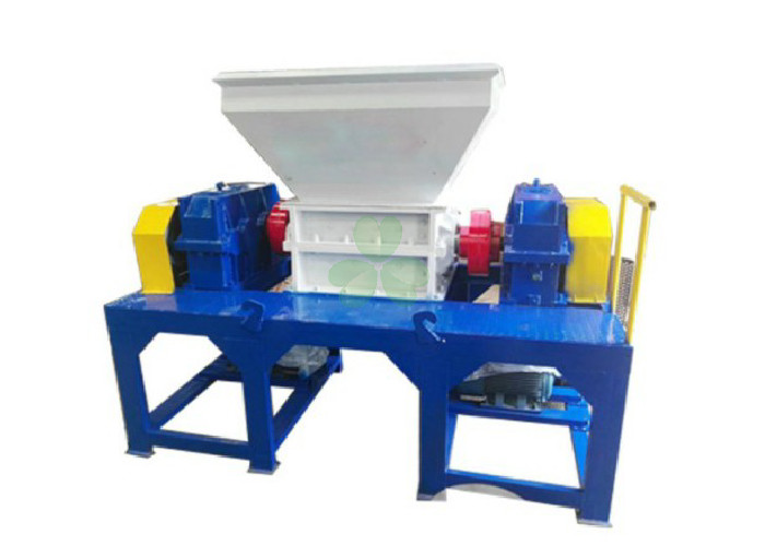 High Output Double Shaft Plastic Shredder Machine / Waste Plastic Automatic Crusher