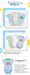 New 2023 kids clothing wholesale Short Sleeve Boy And Girls Newborn Baby Romper