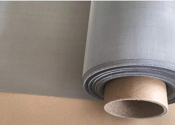 1M Width Stainless Steel Wire Cloth Square Hole 90X90 Mesh Silver Color