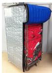Industrial Insulated Roll Container Cover Side Opening With Velcro CE