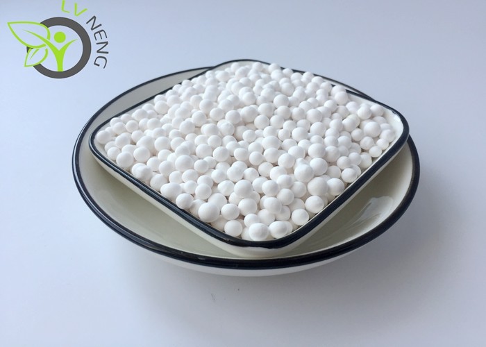 White Sphere Activated Alumina Adsorbent Low Dusting For Water Absorption