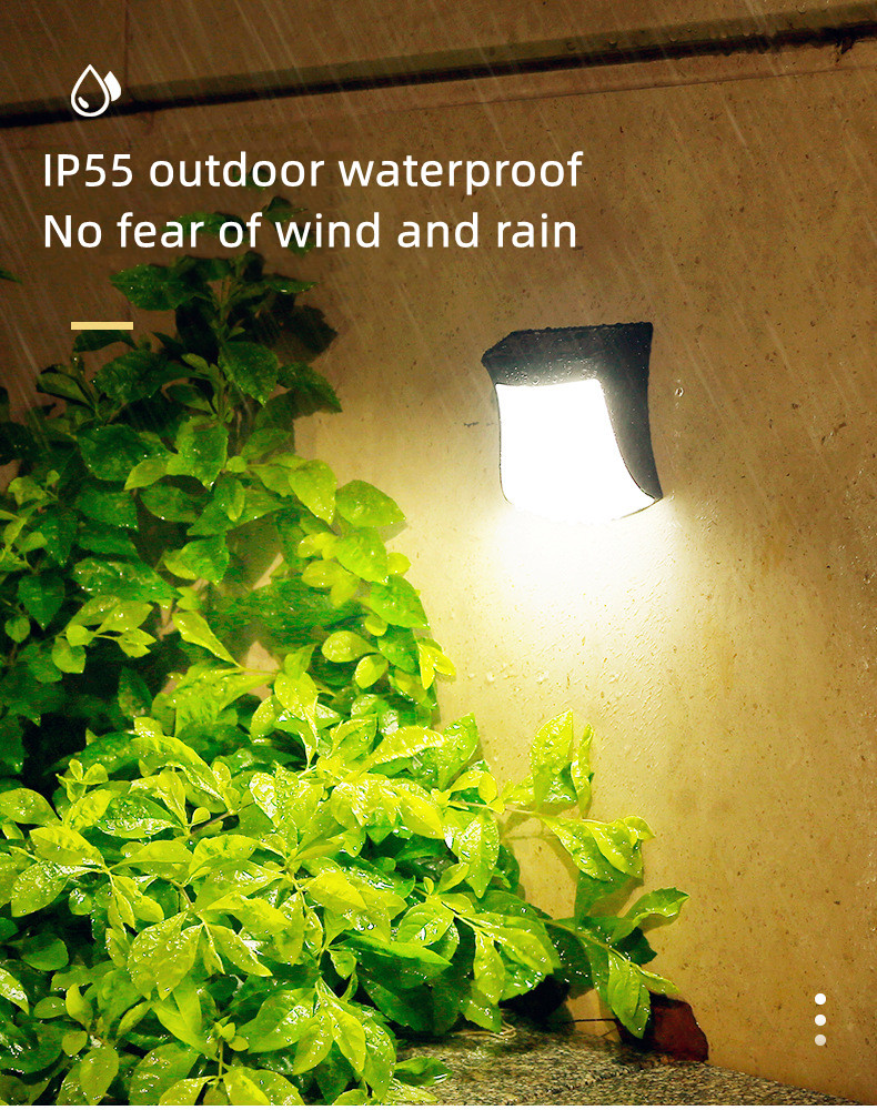 50000 Hour Working Lifetime Solar Light for Outdoor Patio Fence and Waterproof Wall
