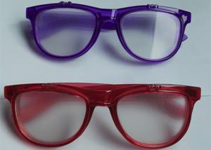 China Festival 3D Fireworks Glasses , Double Effect diffraction grating glasses wholesale